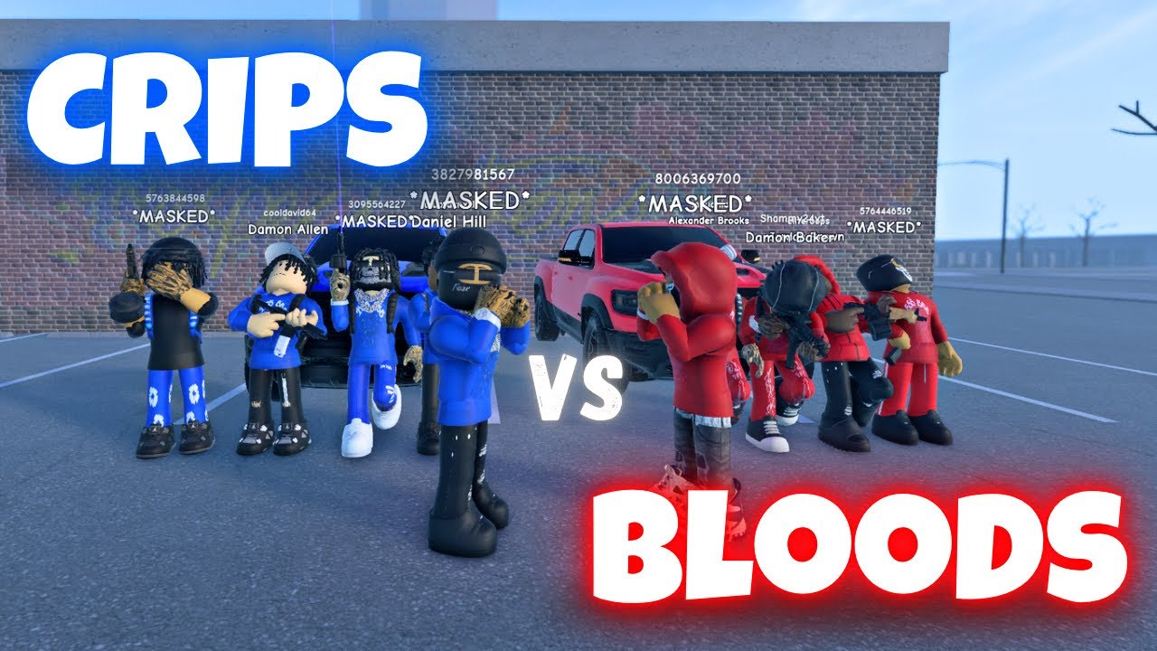 Война CRIPS против BLOODS в Южном Бронксе The Trenches Roblox