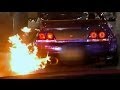 FIRE-Shooting Nissan Skyline R33 GTR in London! (madness and detail)