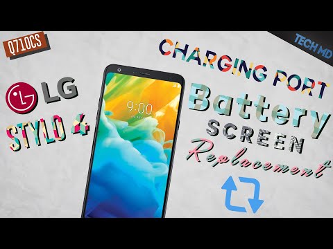 Stylo 4 screen battery charge port replacement