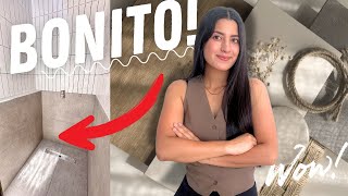 BAÑO PEQUEÑO estilo Pinterest de LUJO | Costruyendo un SUEÑO | MASCOTA! ❤‍