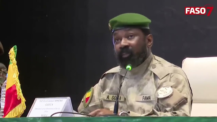 Discours du Capitaine Assimi GoÏta 1er sommet des Chefs d’֧État de l’AES