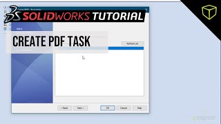 SOLIDWORKS PDM Standard - Create PDF Task