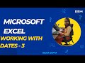 Microsoft Excel Complete Course for Beginners (Lecture-19) Working with Dates Part-3