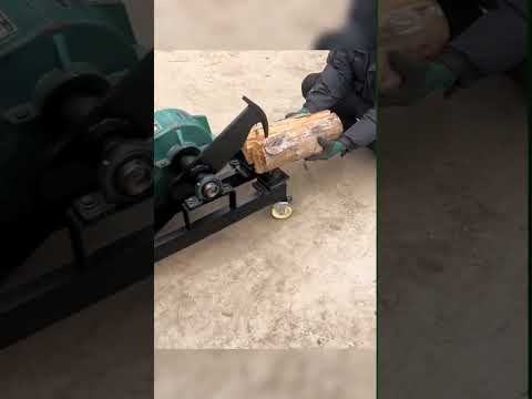 اسهل طريقة لتكسير الحطب صناعات خفيفة