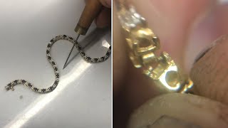 REPAIRING “tennis bracelet” (removing jewelry links) shortening, lengthening