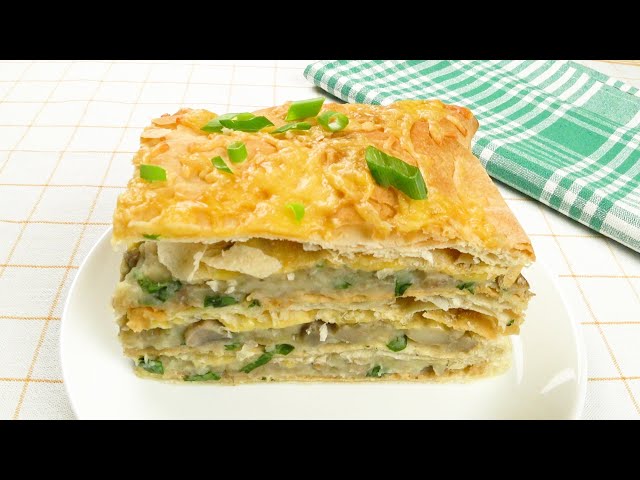 Закусочный «Наполеон» с картофельно-грибной начинкой - лучший рецепт и секреты приготовления Закусочный «Наполеон» с картофельно-грибной начинкой: лучший рецепт и секреты приготовления