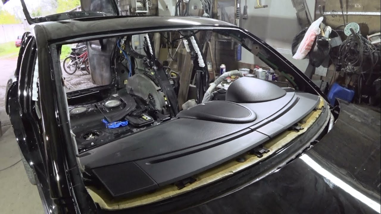 Как вклеить стекло и зеркало заднего вида? Как установить датчик дождя ...