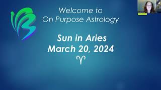 When the Sun Moves into Aries...