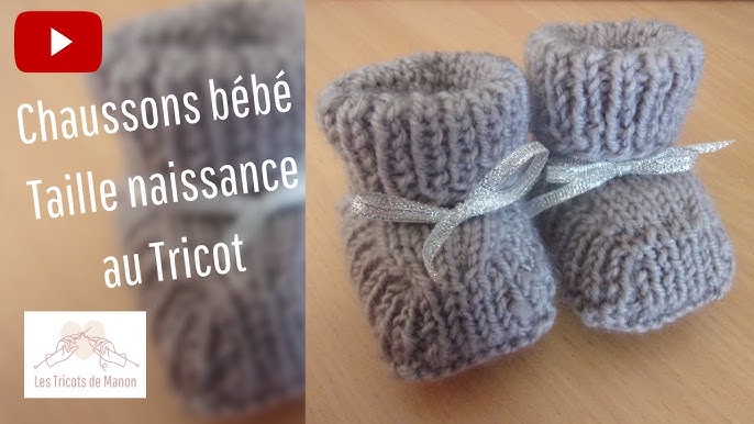 Chaussons Bebe Taille Naissance Au Tricot Youtube Chaussons Bebe Taille Naissance Au Tricot Youtube