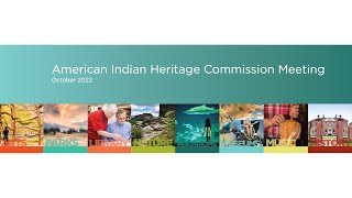 NC American Indian Heritage Commission Meeting - Oct 2022