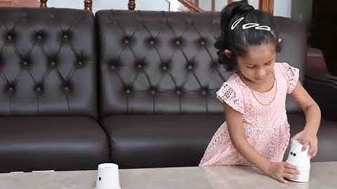 Counting and matching numbers - stacking cups activity