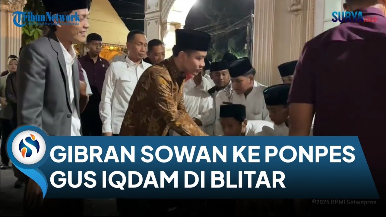 Wapres Gibran Sambangi Majelis Taklim Sabilu Taubah Blitar Asuhan Gus Iqdam