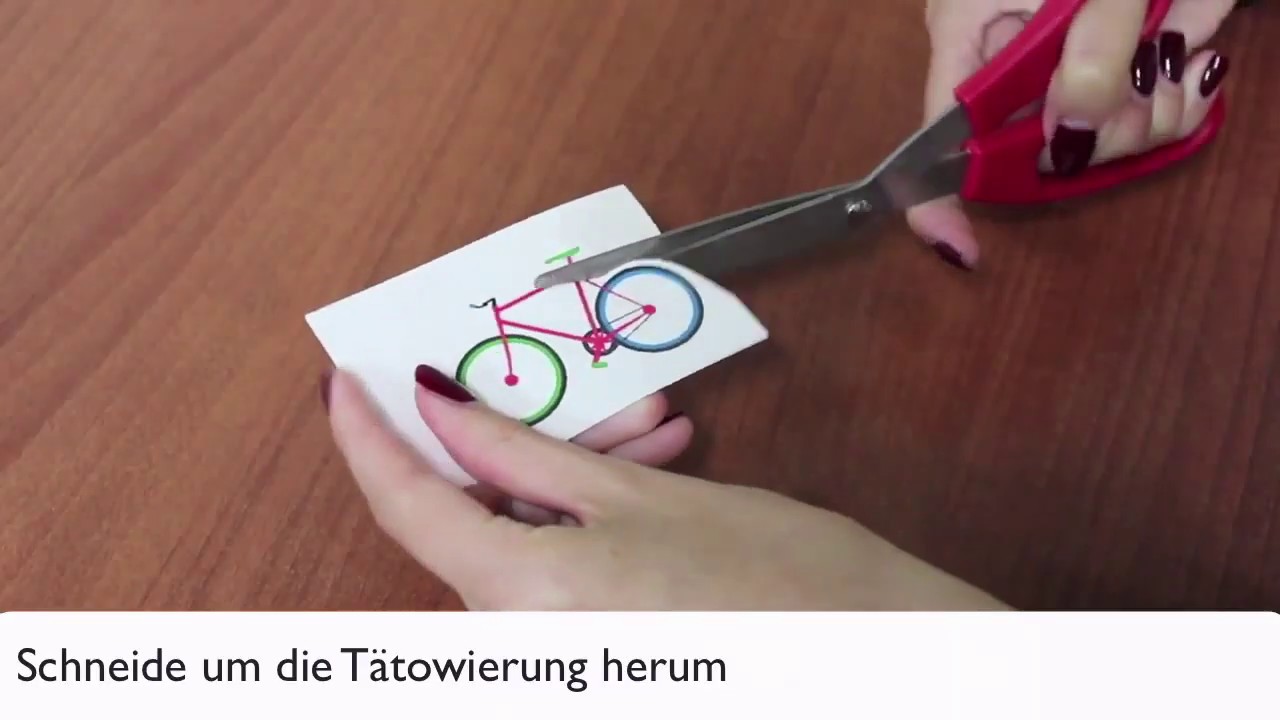TUTORIAL : Anwendung der temporären Tattoos