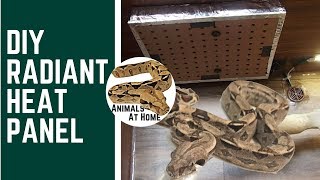 DIY Radiant Heat Panel for Reptiles