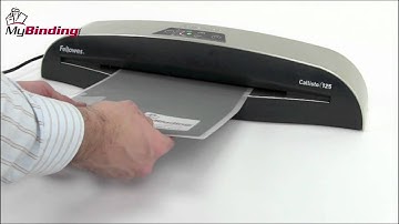 Fellowes Callisto 125 Pouch Laminator Demo