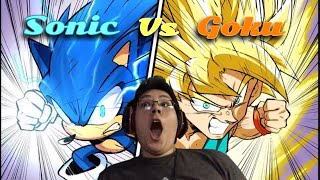 Sonic VS Goku Part 1 & 2 Fan Comic Dub REACTION!!!