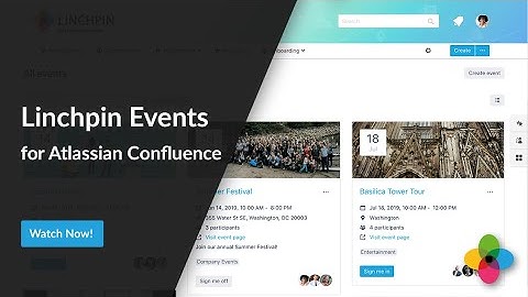 Linchpin Events For Atlassian Confluence