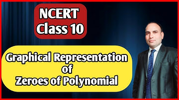 Graphical representation of zeroes of Polynomial/NCERT maths class 10