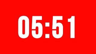 5 Minute 51 Second Timer With Alarm Without Music