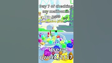 📪day 7 of checking my mailbox in pet simulator 99 #roblox #gaming #petsimx #petsim99