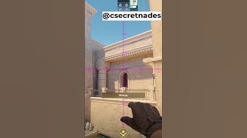 ANUBIS A CONN SMOKE FROM UPPER #csecretnades #anubis #cs2 #utils