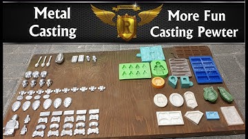 More fun with pewter and silicone molds