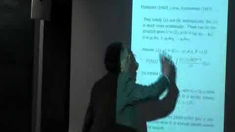 Elias Stein (Princeton) - "Singular integrals, old and new"