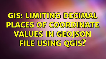 GIS: Limiting decimal places of coordinate values in GEOJSON file using QGIS? (2 Solutions!!)
