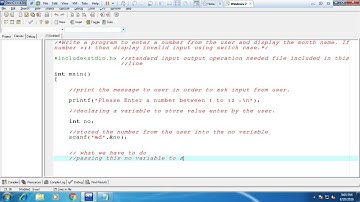 Imperative programming "MONTH PRINTING USING SWITCH CASE " program using Dev c++
