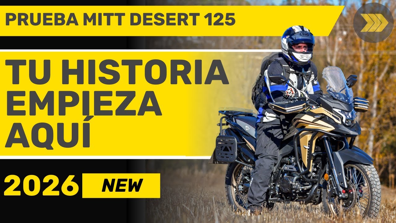 Probamos la MITT Desert 125 | ¿La trail 125 más completa para empezar?