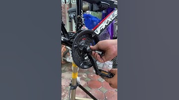 MẸO THÁO ĐÙI ĐĨA VÀ TRỤC GIỮA XE ĐẠP NHANH CHÓNG #xedaponline #baoduongxedap #suaxedap #xedap #bike