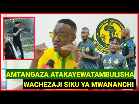 ALLY KAMWE AMTANGAZA ATAKAYEWATAMBULISHA WACHEZAJI WA YANGA SIKU YA MWANANCHI SAPRAIZ MPYA YANGA