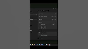 How to share Internet connection in Windows 11? (WiFi Hotspot in Windows 11)
