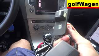 How to enabled rear view camera on VW Golf 7