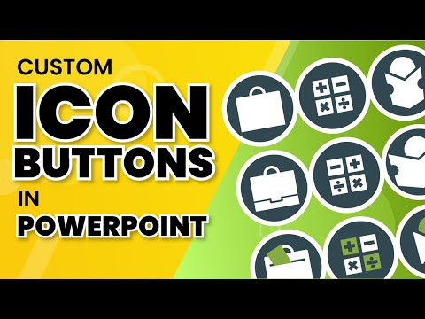 How to create custom icon buttons in PowerPoint - YouTube