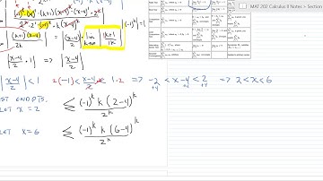 MATH 2411 Calculus II Section 11.2 Properties of Power Series