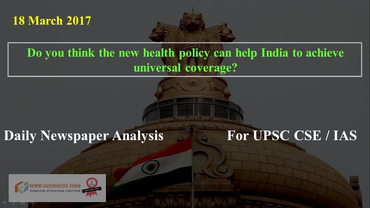 Current Affairs for 18 March 2017 for UPSC, CSE by IAS Videos