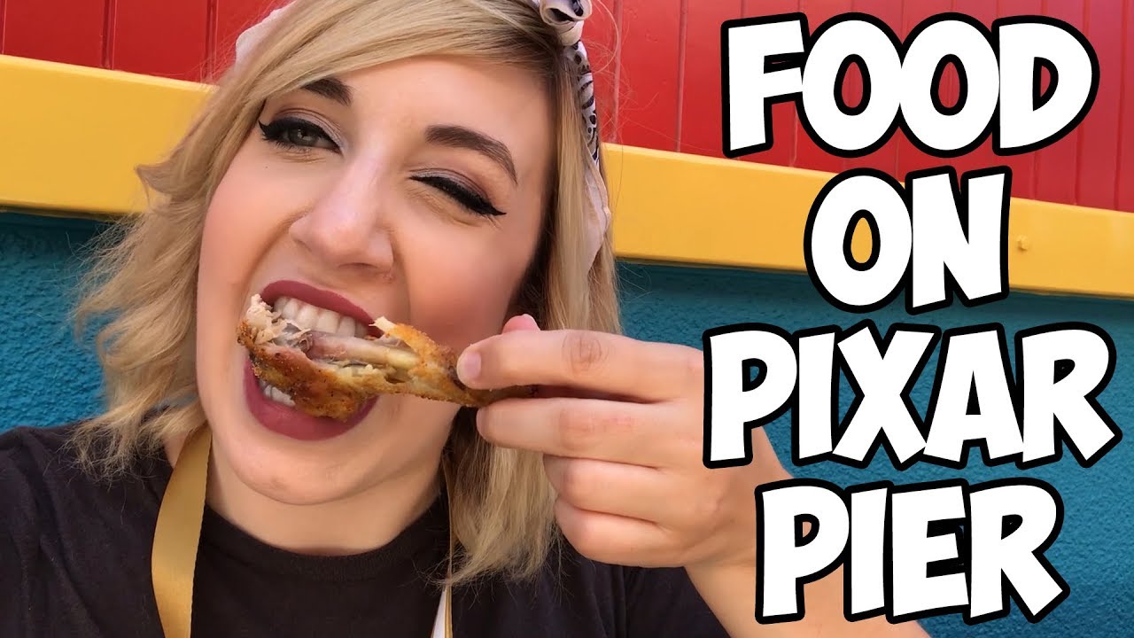 I Tried ALL of the Food on Pixar Pier!