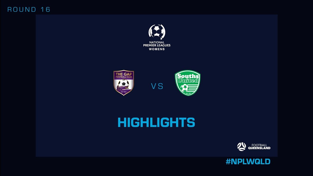 football score NPLW R16 – Gap FC vs. Souths United Highlights