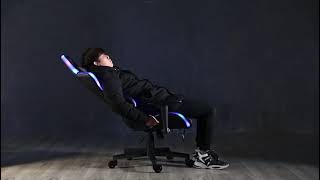 كرسي اضاءه  ASA 111 Gaming Chair - Black RGB