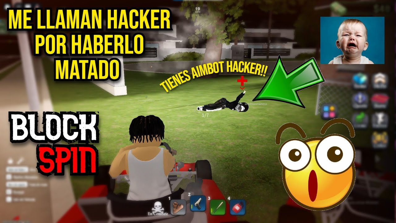 💥POR ESTO ME TERMINAN LLAMANDO HACKER🔥 EN ESTE SERVIDOR DE BLOCKSPIN...🔥 ROBLOX