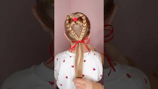 HEART BRAID HAIRSTYLE | Audrey and Victoria #hairstyle PRODUCTS USED IN DESCRIPTION BELOW ⬇️