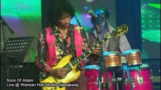 Konsert Sons Of Adam Di Warisan Hall FT Jimi Hendrix Malaya  - Umur dah 70 tahun masih bisa