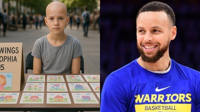 Stephen Curry Sees Girl Selling Drawings to Pay for Chemotherapy… His  Reaction Moves Everyone - YouTube