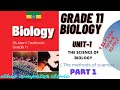 Ethiopia grade 11 biology  unit 1 part 1 the methods of science11     1  1