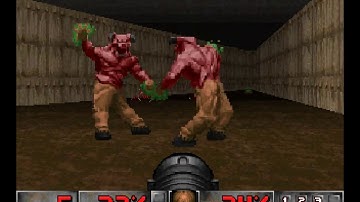 Doom - Sega Saturn - Barrel Bug execution (monster infighting)