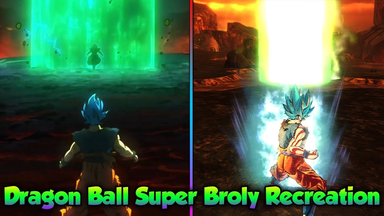 Dragon Ball Super BROLY Movie Recreation - Dragon Ball Xenoverse 2 - YouTube