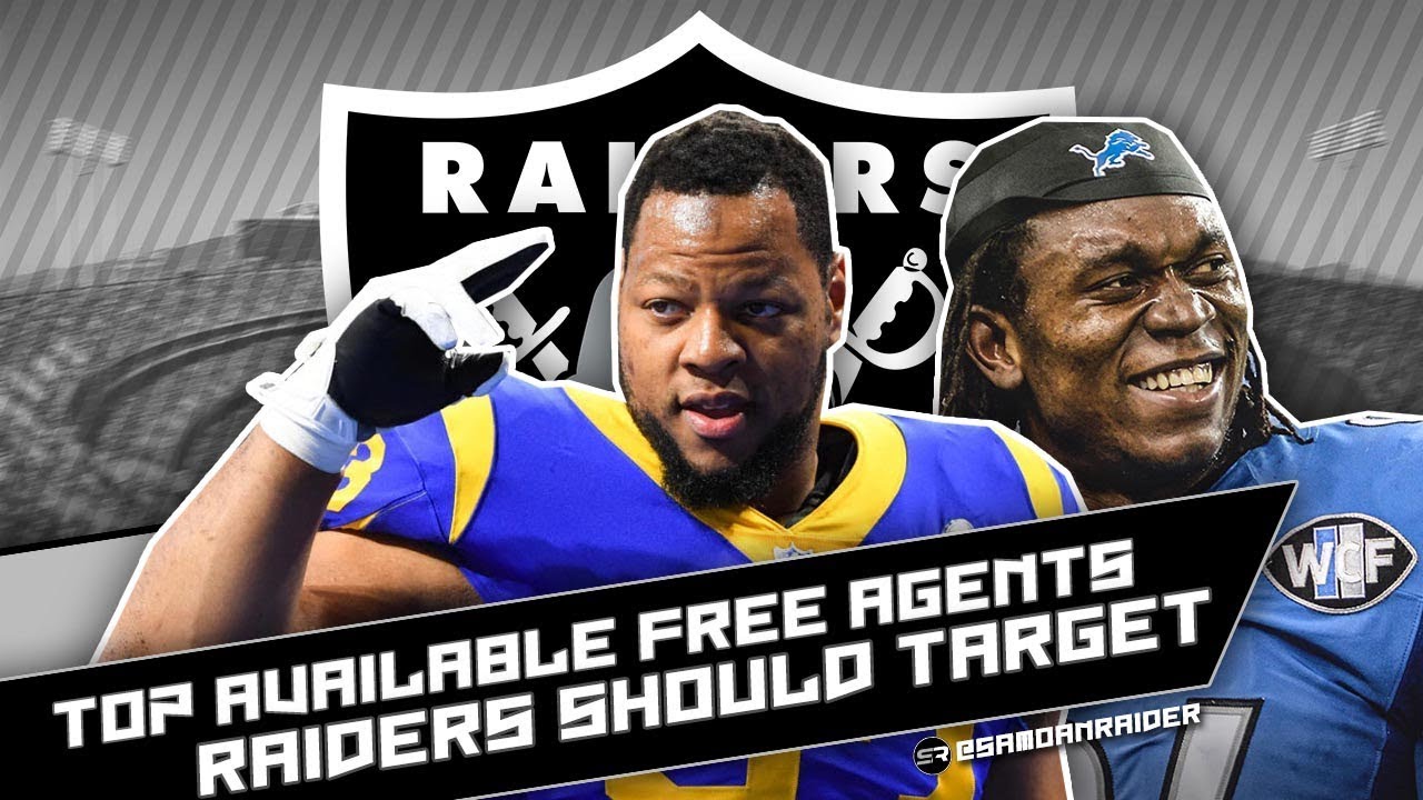 Top Available Free Agents Raiders Should Target YouTube