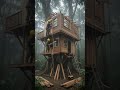 Ultimate Tree House Restoration Timelapse #restoration #rebuild #treehouse #junglehouse #cinematic