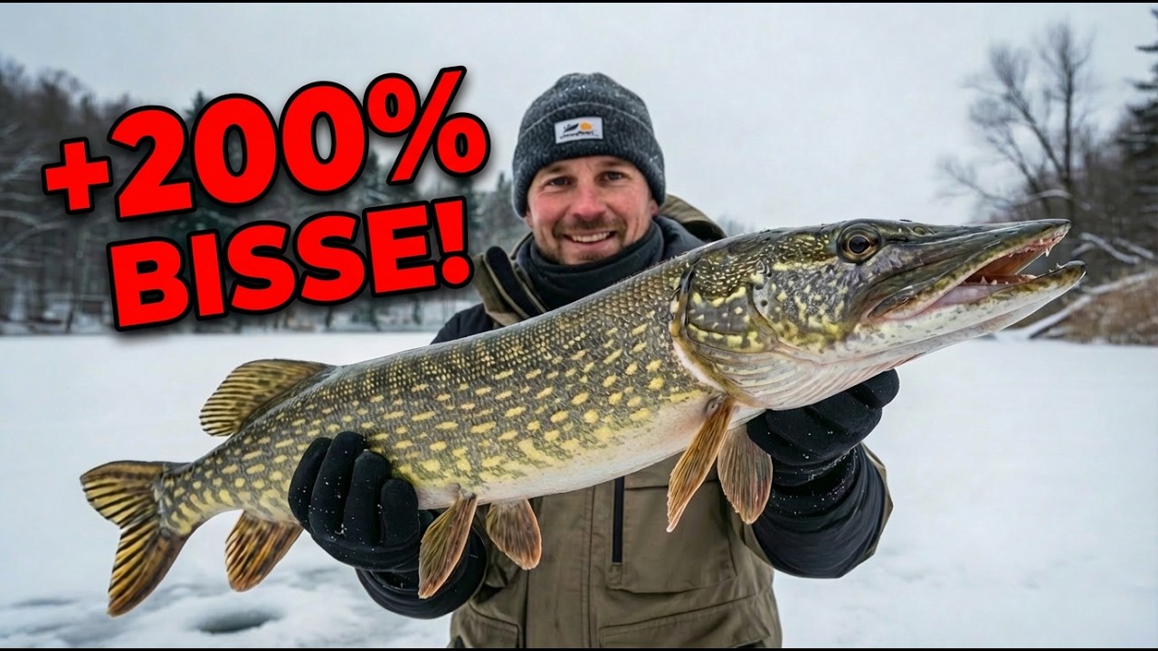 Dieser Winter-Fehler halbiert deine Bissquote. Dann beißen Raubfische!